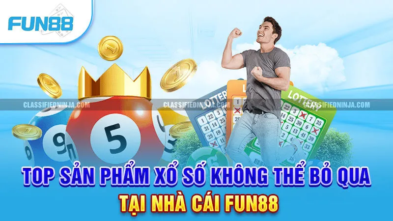 Top sản phẩm xổ số không thể bỏ qua tại nhà cái Fun 88